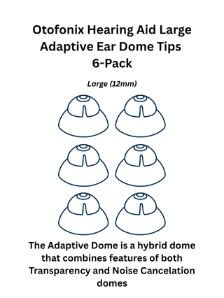 Otofonix_Hearing_Aid_Large_Adaptive_Ear_Dome_Tips_6-Pack