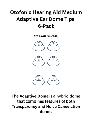 Otofonix_Hearing_Aid_Medium_Adaptive_Ear_Dome_Tips_6-Pack