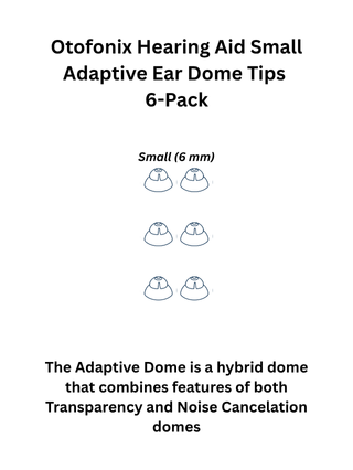Otofonix_Hearing_Aid_Small_Adaptive_Ear_Dome_Tips_6-Pack
