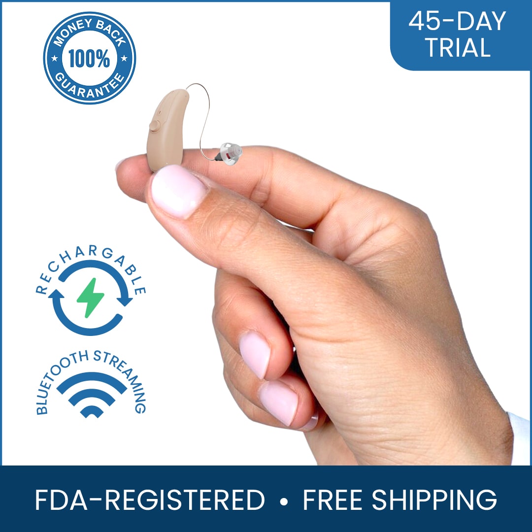 Otofonix Revive Rechargeable, Bluetooth Hearing Aids